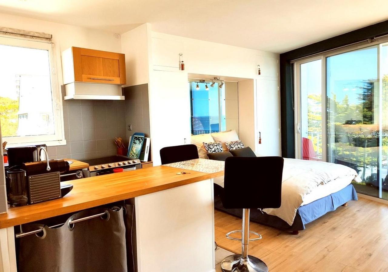 Loueurdappart - Studio Cosy, Très jolie Vue Mer, Tout à pied à la Baule Extérieur photo